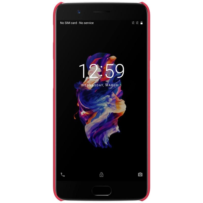 Husa OnePlus 5 Nillkin Frosted Red