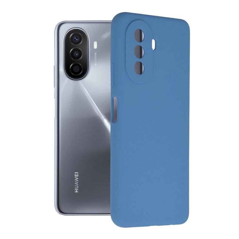 Husa Huawei nova Y70 Techsuit Soft Edge Silicone, albastru