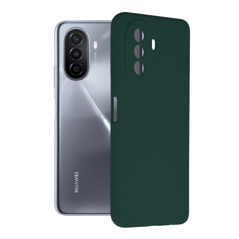 Husa Huawei nova Y70 Techsuit Soft Edge Silicone, verde