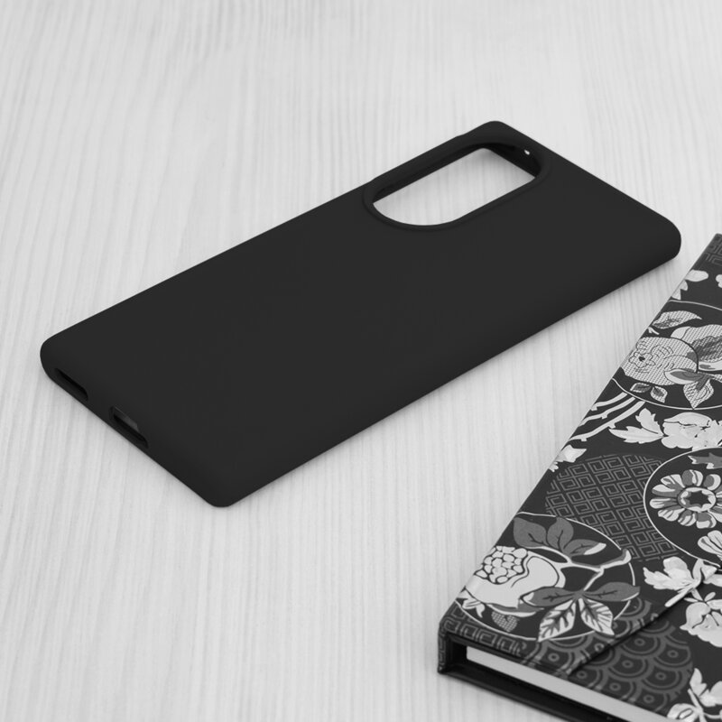 Husa Honor 70 Techsuit Soft Edge Silicone, negru