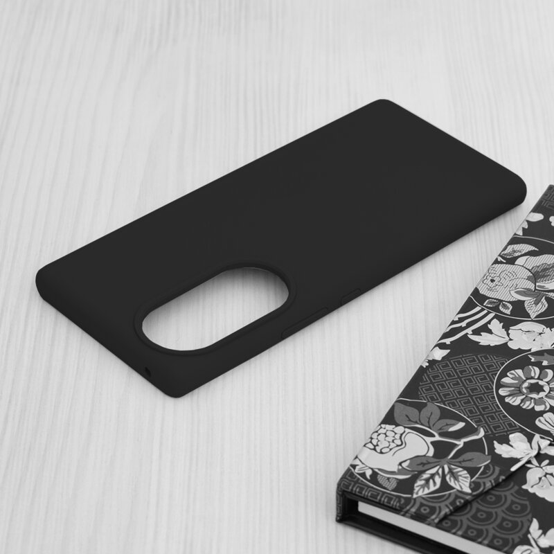 Husa Honor 70 Techsuit Soft Edge Silicone, negru