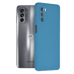 Husa Motorola Moto G62 5G Techsuit Soft Edge Silicone, albastru