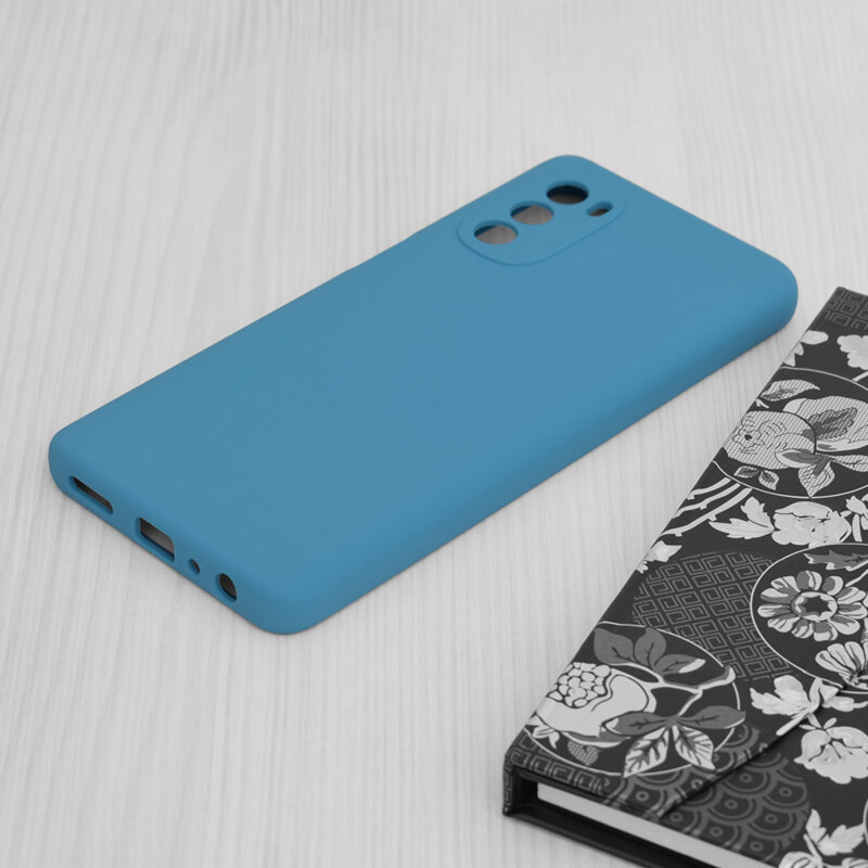 Husa Motorola Moto G62 5G Techsuit Soft Edge Silicone, albastru