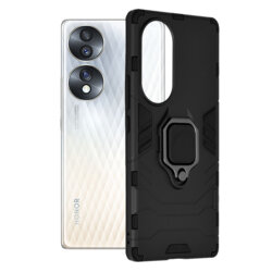 Husa Honor 70 Techsuit Silicone Shield, negru