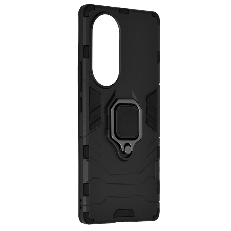 Husa Honor 70 Techsuit Silicone Shield, negru