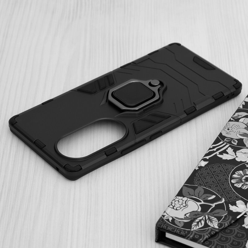 Husa Honor 70 Techsuit Silicone Shield, negru