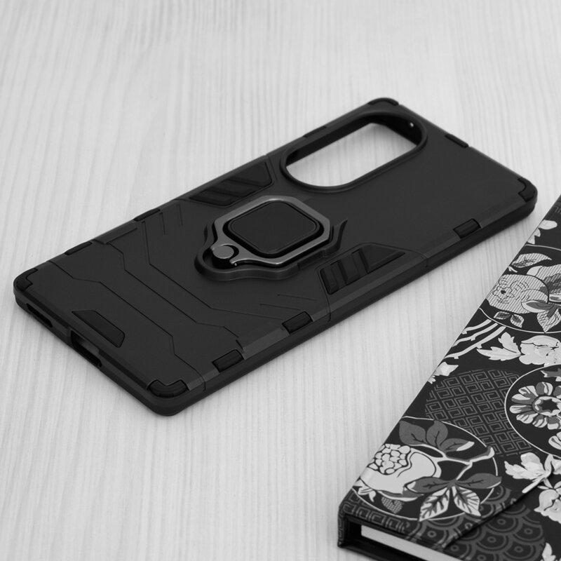 Husa Honor 70 Techsuit Silicone Shield, negru