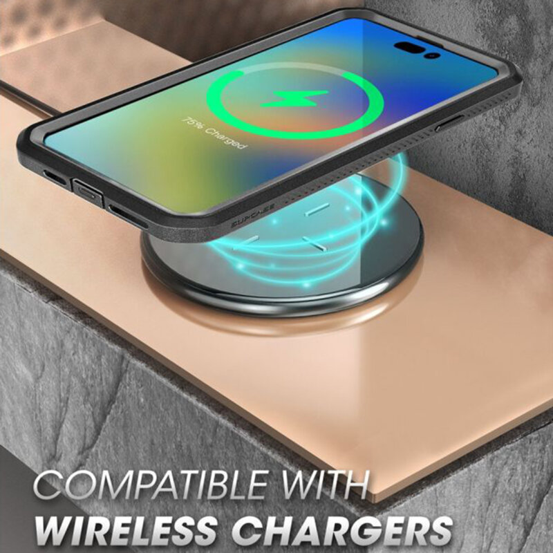 Husa iPhone 14 Pro Max Supcase Unicorn Beetle Pro, negru