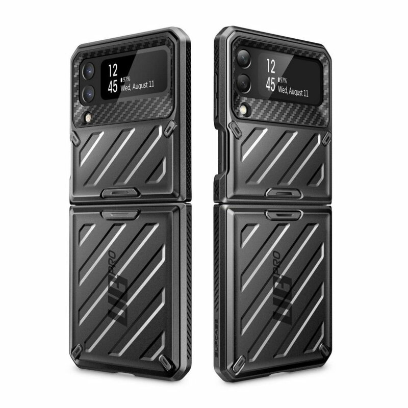 Husa Samsung Galaxy Z Flip4 Supcase Unicorn Beetle Pro, negru