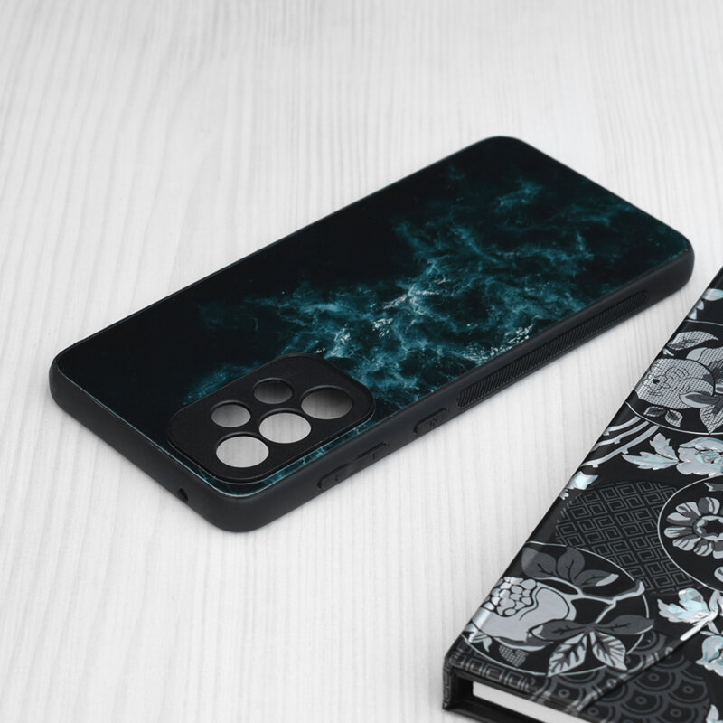 Husa Samsung Galaxy A33 5G Techsuit Glaze, Blue Nebula