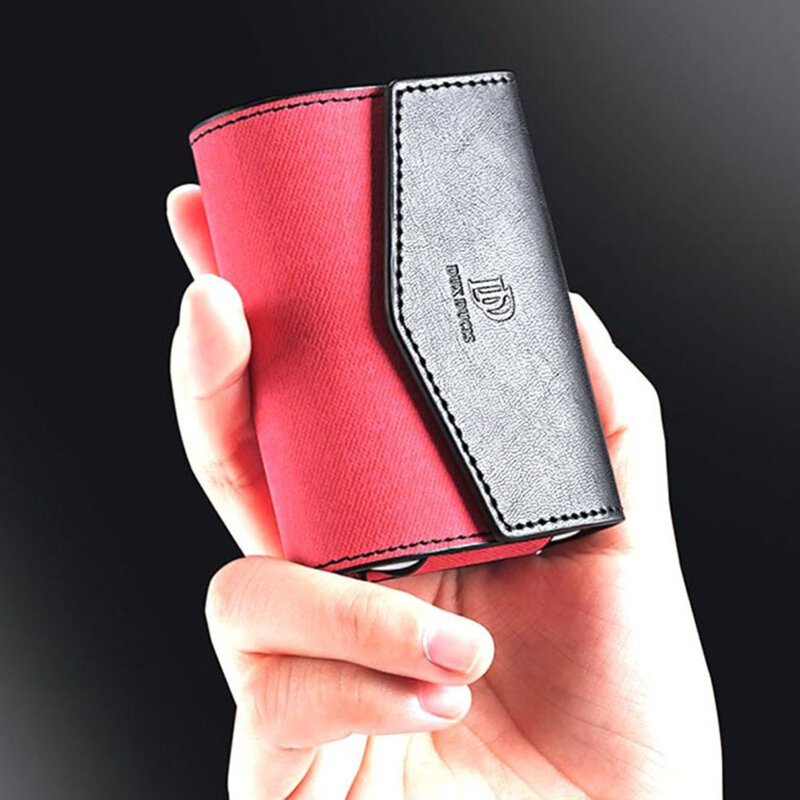 Husa Airpods 3 Dux Ducis Mix Series din piele sintetica, rosu