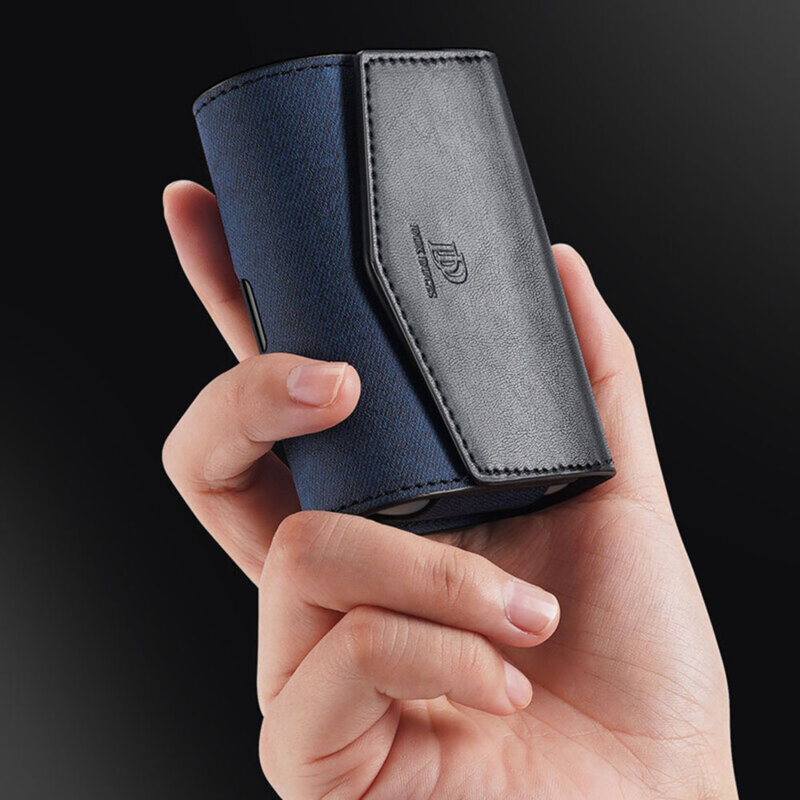 Husa Airpods 3 Dux Ducis Mix Series din piele sintetica, rosu