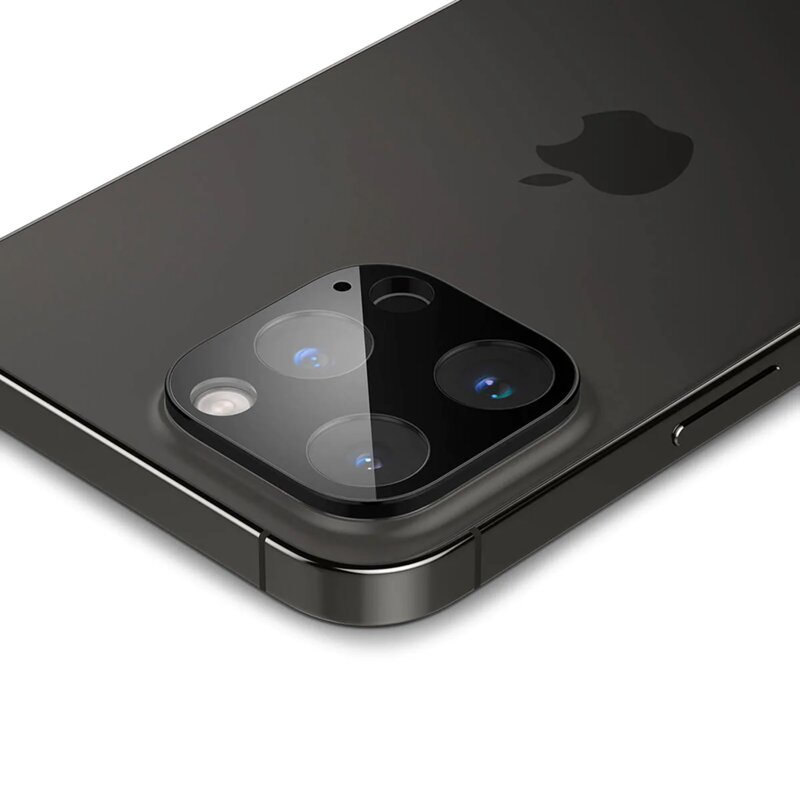 Folie camera iPhone 14 Pro Techsuit Full Glass, negru