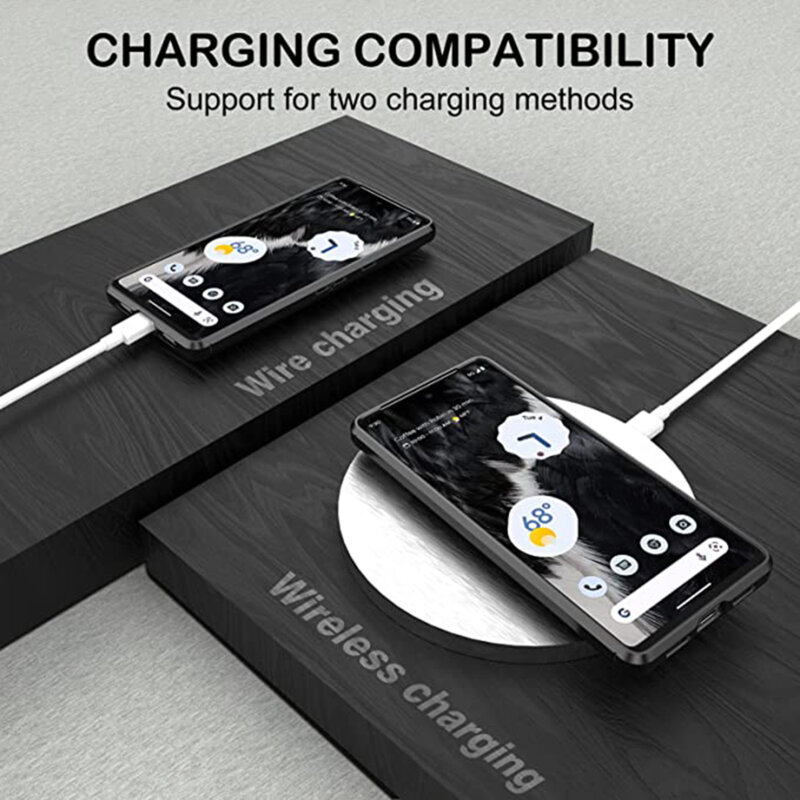 Husa Google Pixel 7 Techsuit Carbon Silicone, negru