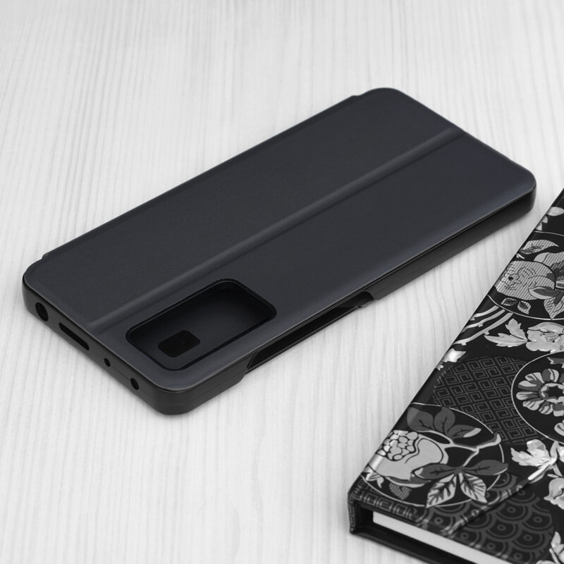 Husa Xiaomi Redmi Note 11 Pro 4G Eco Leather View flip tip carte, negru