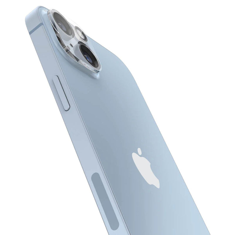 [Pachet 2x] Folie sticla camera iPhone 14 Spigen Glas.tR Optik, transparenta
