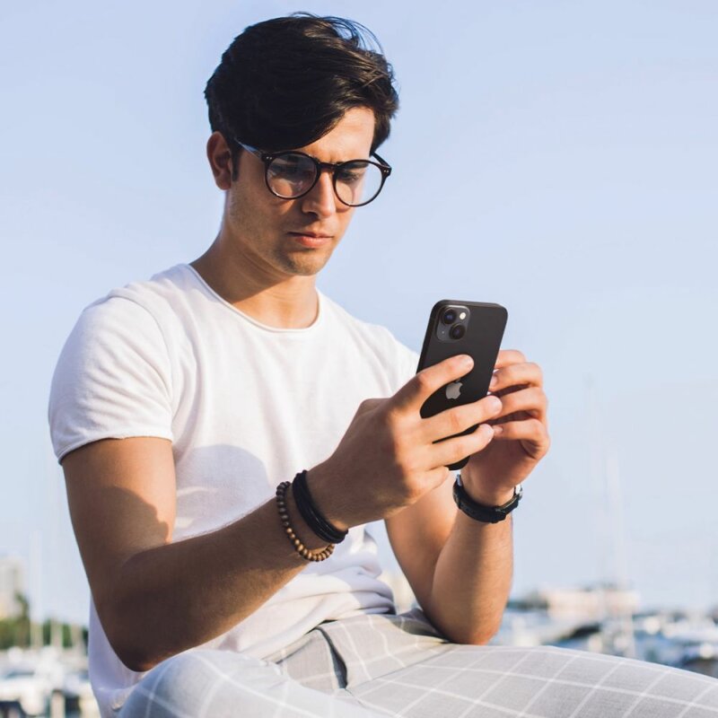 [Pachet 2x] Folie sticla camera iPhone 14 Spigen Glas.tR Optik EZ Fit Pro, negru