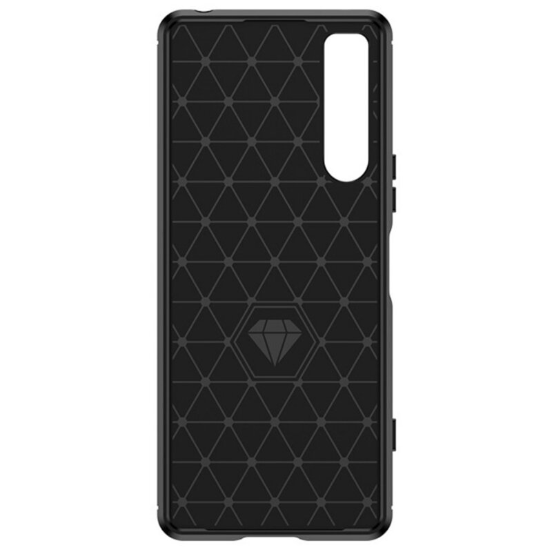 Husa Sony Xperia 5 IV Techsuit Carbon Silicone, negru
