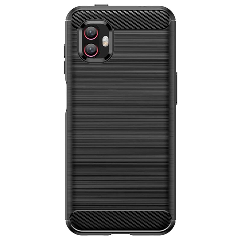 Husa Samsung Galaxy Xcover6 Pro Techsuit Carbon Silicone, negru