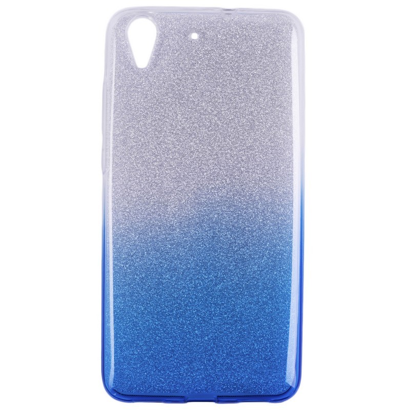 Husa Huawei Y6II, Y6 II, Y6 2 Gradient Color TPU Sclipici - Albastru