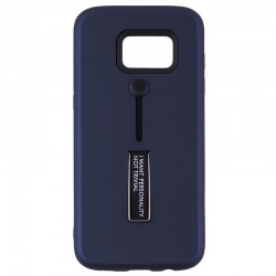 Husa Samsung Galaxy S7 Edge Slider Stand - Albastru