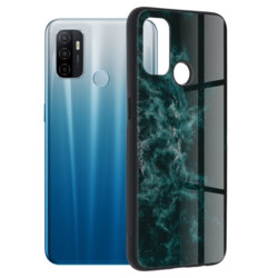 Husa Oppo A53s Techsuit Glaze, Blue Nebula