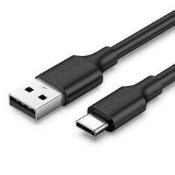 Cablu de date Type-C Ugreen 1.5m, 3A, 480Mbps, negru, 60117