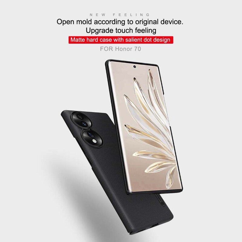 Husa Honor 70 Nillkin Super Frosted Shield, albastru