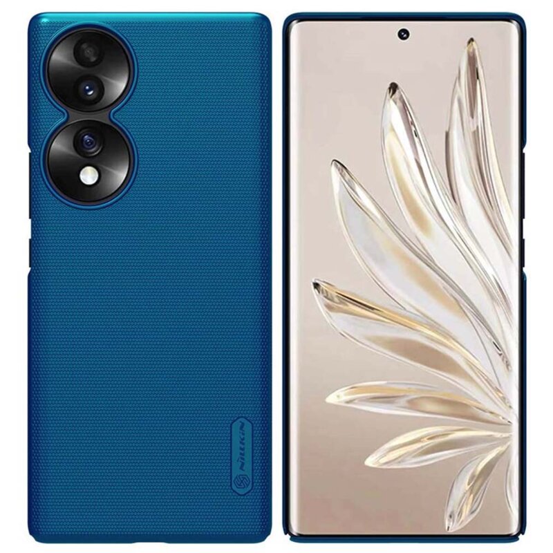 Husa Honor 70 Nillkin Super Frosted Shield, albastru