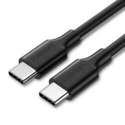 Cablu de date USB-C la tip C Ugreen, 3A, 2m, negru, 10306