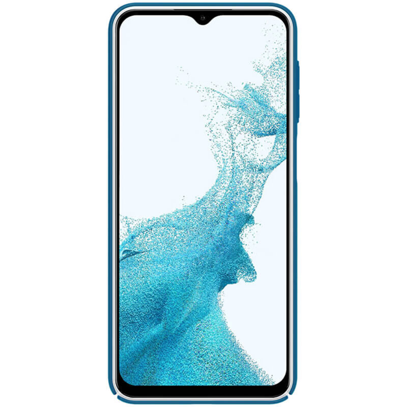 Husa Samsung Galaxy A23 4G Nillkin Super Frosted Shield, albastru