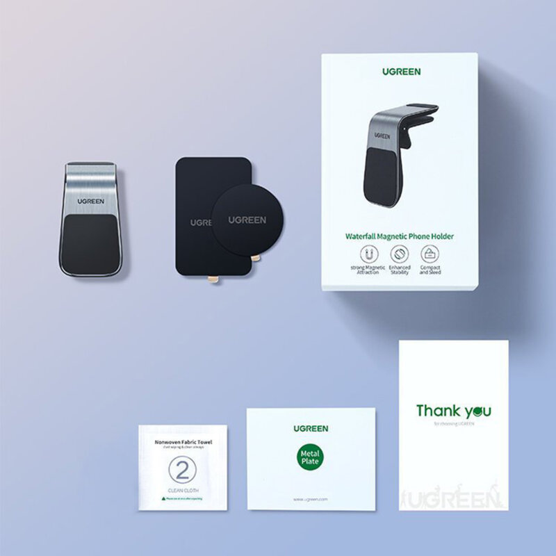 Suport auto cu magnet pentru grila ventilatie Ugreen, 80712B