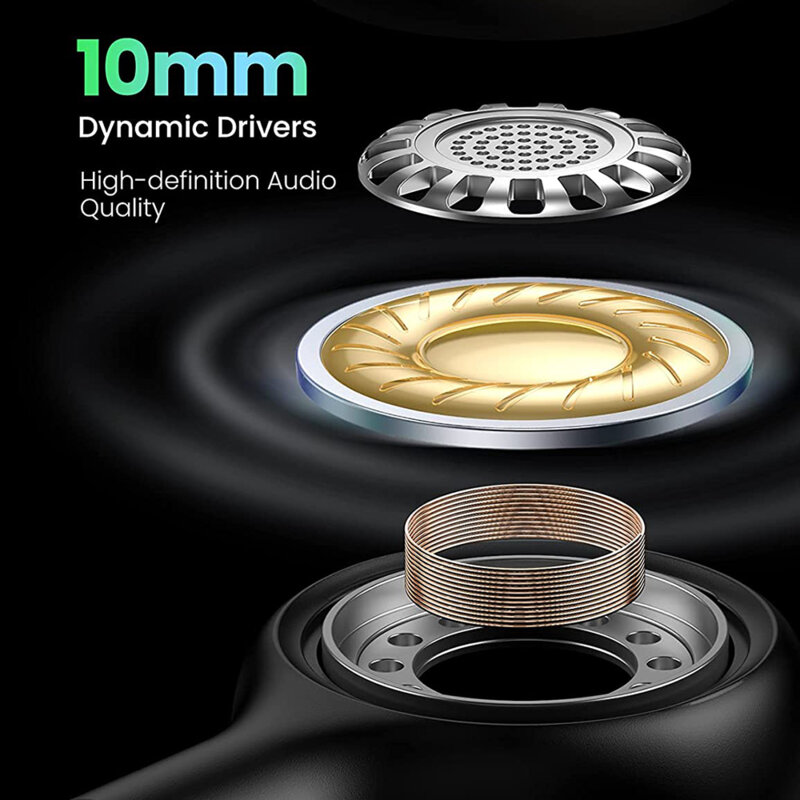 Casti audio cu fir Apple MFi pentru iPhone Ugreen, negru, 30631