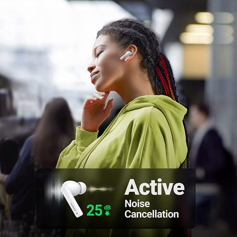 Casti Wireless Bluetooth Noise Cancelling Ugreen, alb, 90206