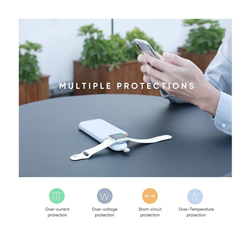 Incarcator wireless pentru ceas Apple Ugreen, 5V, alb, 50944