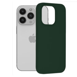 Husa iPhone 14 Pro Techsuit Soft Edge Silicone, verde