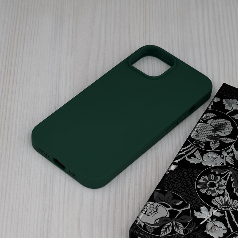 Husa iPhone 14 Techsuit Soft Edge Silicone, verde
