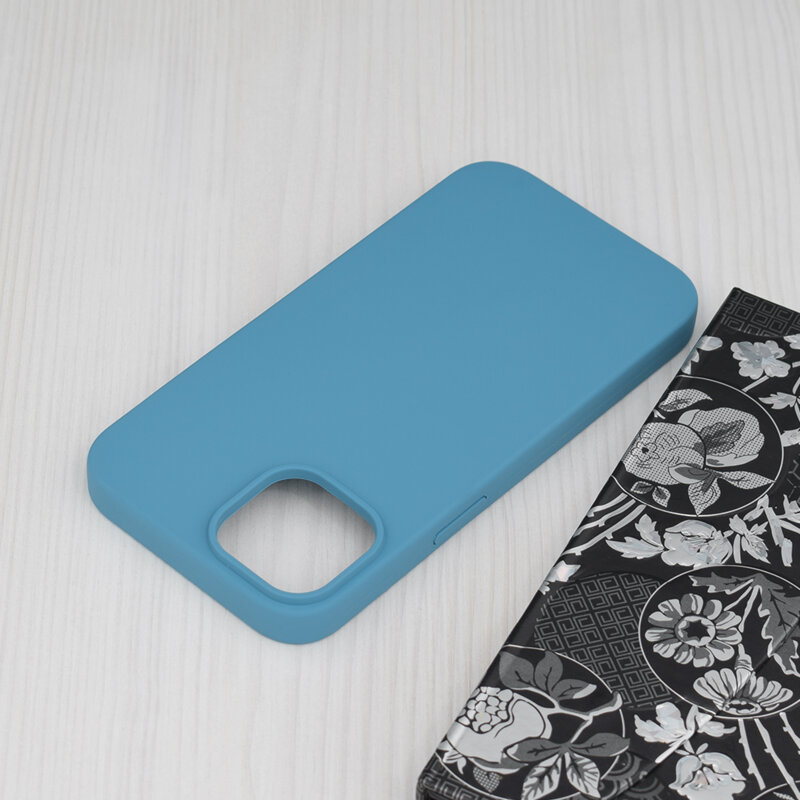 Husa iPhone 14 Techsuit Soft Edge Silicone, albastru