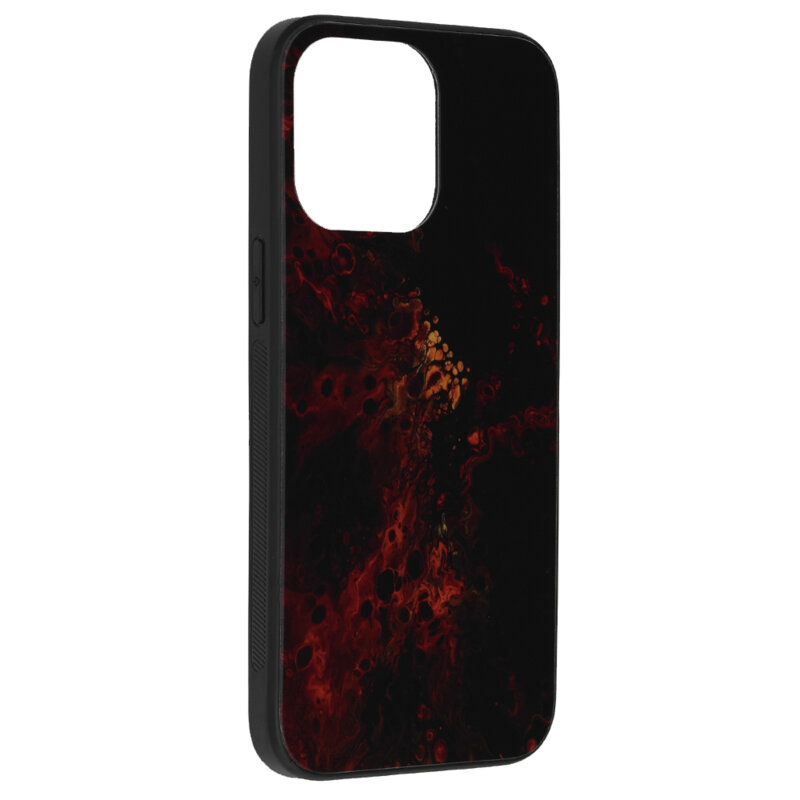 Husa iPhone 14 Pro Max Techsuit Glaze, Red Nebula