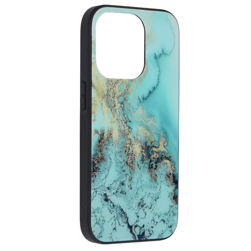 Husa iPhone 14 Pro Techsuit Glaze, Blue Ocean