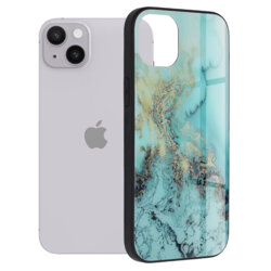 Husa iPhone 14 Plus Techsuit Glaze, Blue Ocean