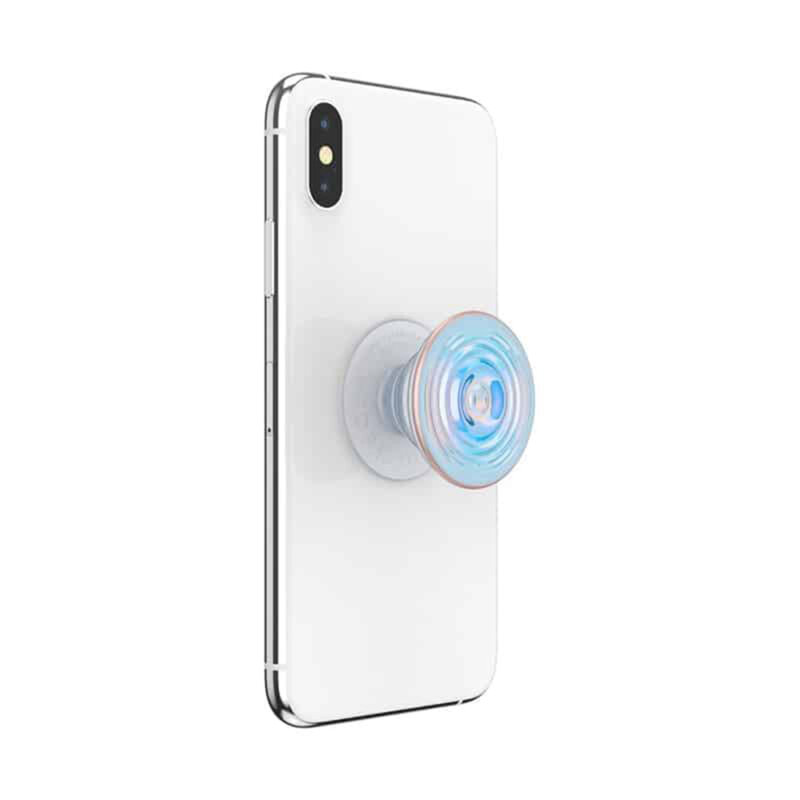 Popsockets Original, suport cu functii multiple, Ripple Opal Blue
