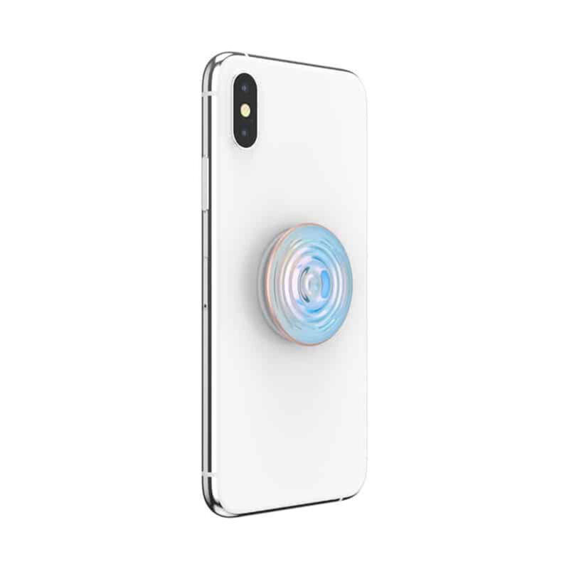 Popsockets Original, suport cu functii multiple, Ripple Opal Blue