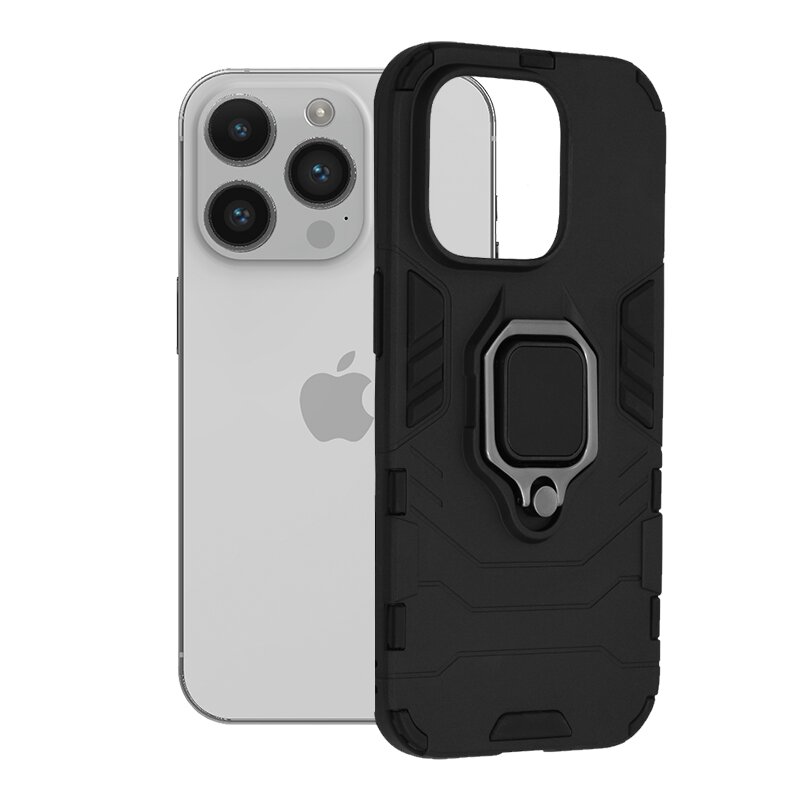 Husa iPhone 14 Pro Techsuit Silicone Shield, negru