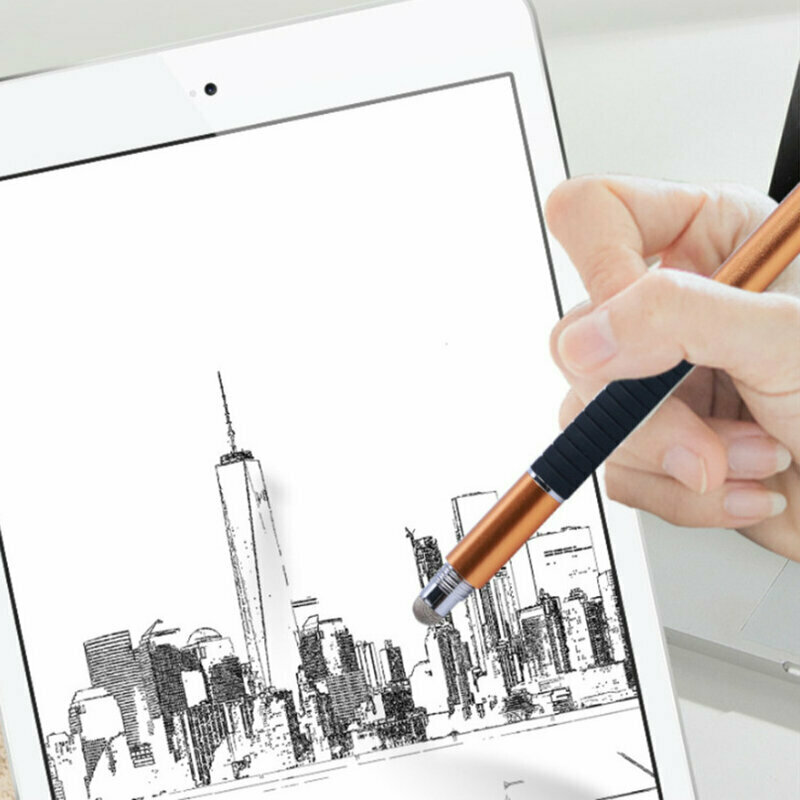 Stylus pen Techsuit, 2in1 universal, Android, iOS, roz deschis, JC02