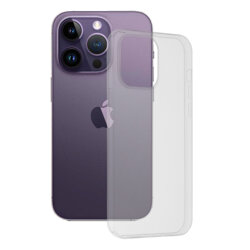 Husa iPhone 14 Pro Max Techsuit Clear Silicone, transparenta