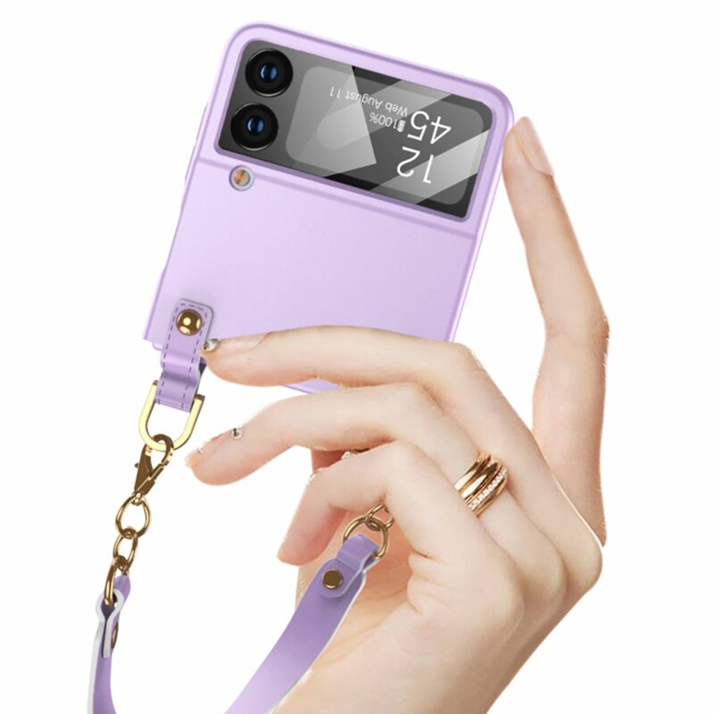 Husa Samsung Galaxy Z Flip4 Tech-Protect Icon Chain, violet