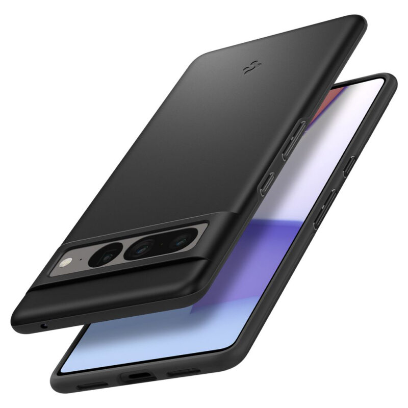 Husa Google Pixel 7 Pro Spigen Thin Fit, negru