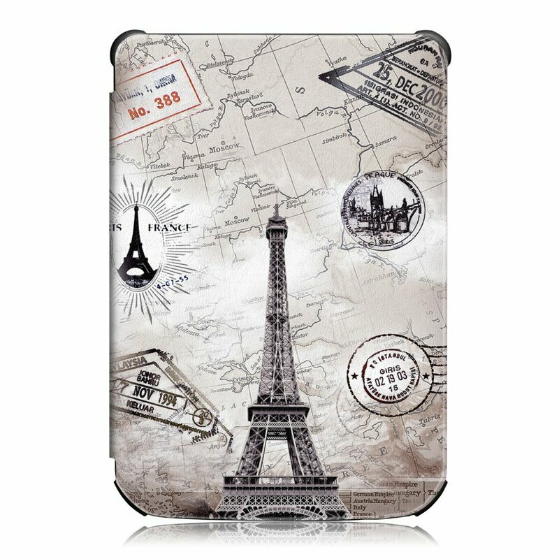 Husa PocketBook Touch Lux 5 PB628 Tech-Protect Smartcase, Paris