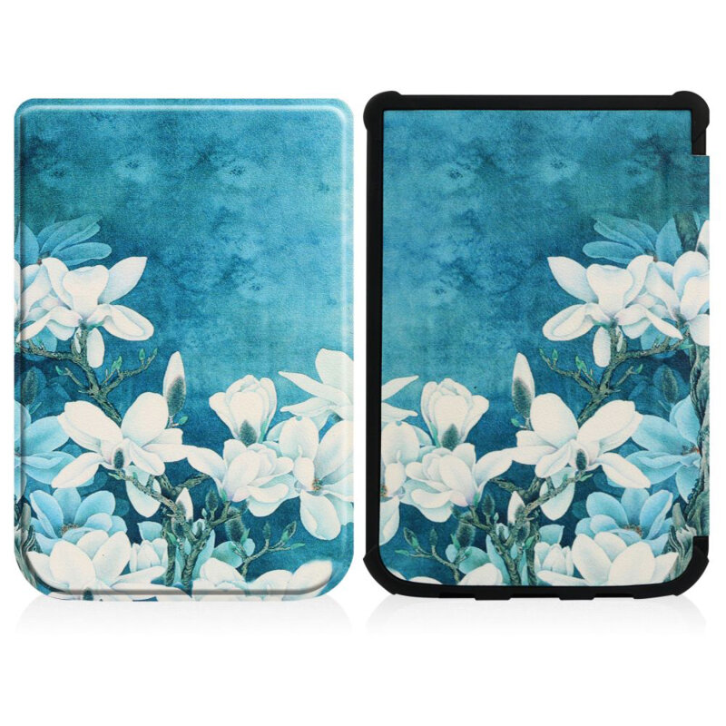 Husa PocketBook Touch Lux 5 PB628 Tech-Protect Smartcase, Magnolia